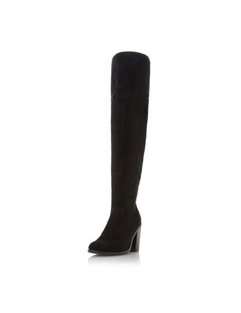 Head over heels black on sale boots